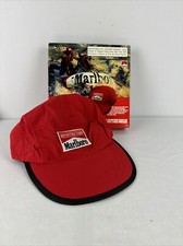 New In Box VTG Marlboro Adventure Team Snapback Hat Cap Strapback Red W Tag NEW