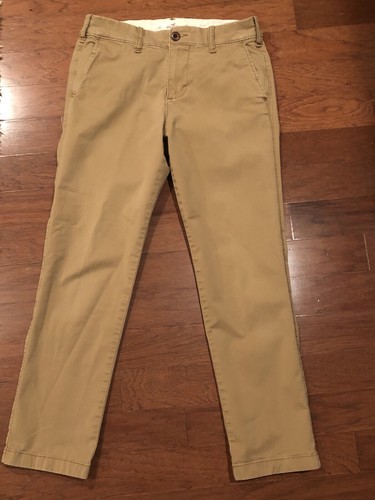 Mens Hollister Tan Khaki Chinos Pants 