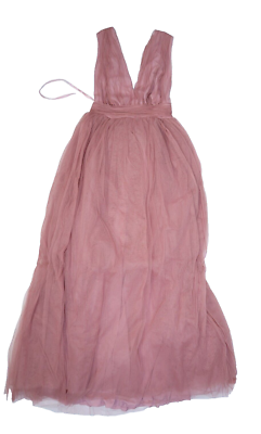 floral dress pink Floral Summer Maxi Dress Floral Print / L