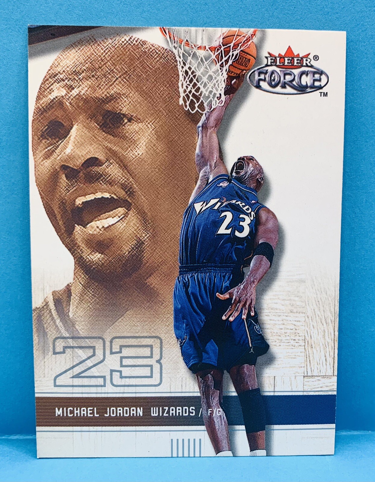 2001-02 Fleer Force Michael Jordan #61 HOF Wizards