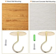 Wall Mount Ceiling Hook Bracket Hanger for  Bird Feeders Lanterns Planter