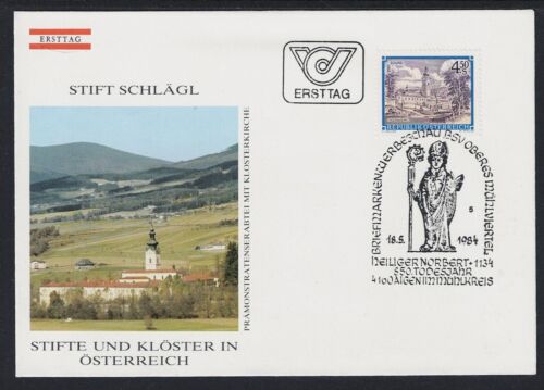 Österreich 1984 FDC, Ersttag, SStp., Freimarken  " Stifte und Klöster " ANK 1808 - Foto 1 di 1