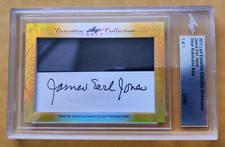JAMES EARL JONES  2017 Leaf Executive Masterpiece ENCAPSULATED Autograph  #d 1/1