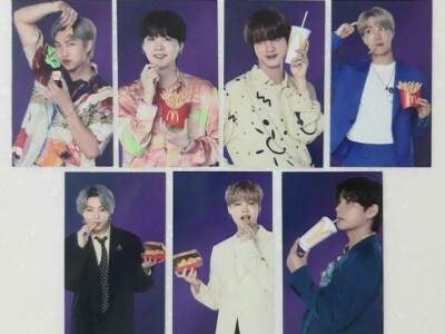 BTS 防弾少年団　Macdonald マクドナルド 特典 ランダム トレカ BTS グク ジョングク マクドナルド フォトカード ランダム