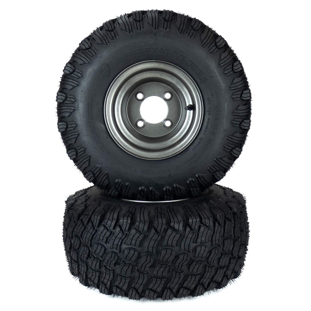 2) Reaper Turf Tire Assemblies 20x8.00-8 Fits Ariens Ikon XD 42