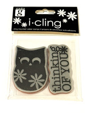 Studio G Cling Owl Rubber Stamp Thinking of You VS4911 Animal Bird Kolette NEW