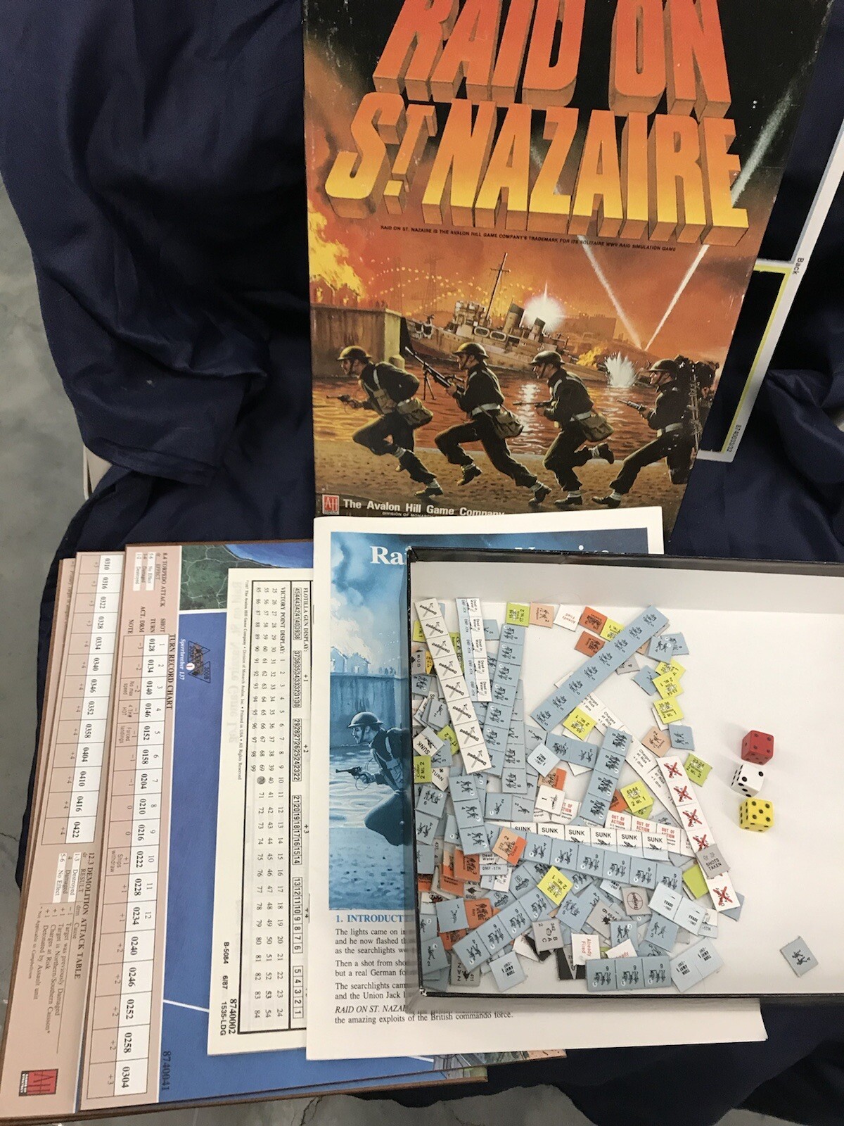 Raid On St Nazaire Board Game eBay