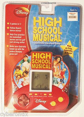 Disney High School Musical Electronic Game Hand-held Interactive New Sealed 2008