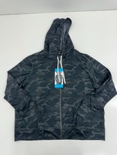 Kirkland Black Camouflage Full Zip Jacket Womens Size 2x
