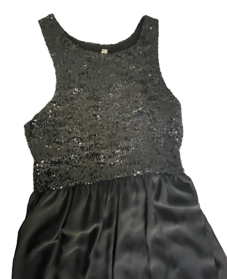 sequin top chiffon bottom dress Sequin Chiffon Boat Neckline A-Line Women Formal Dress by GLS by Gloria - GL3446