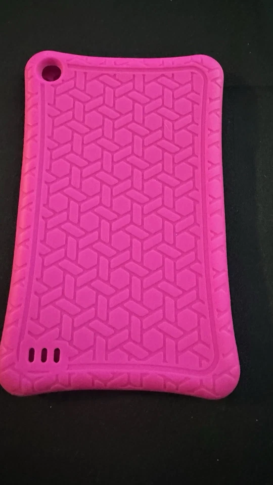 Estuche a prueba de niños VERIFYAmazon (B01MROPMUW) para Fire 7 (7.ª generación) - Rosa intenso Foto 2 de 4