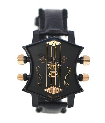 Artya Son Of Sound Black Stainless Steel Watch