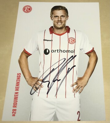 Rouwen Hennings Orig. signierte Autogrammkarte Fortuna Düsseldorf Autogramm #2