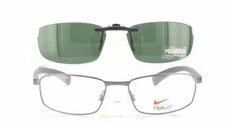 Custom Made for NIKE 4225-52X17 Polarized Clip-On Sunglasses (Eyeglasses Not Inc