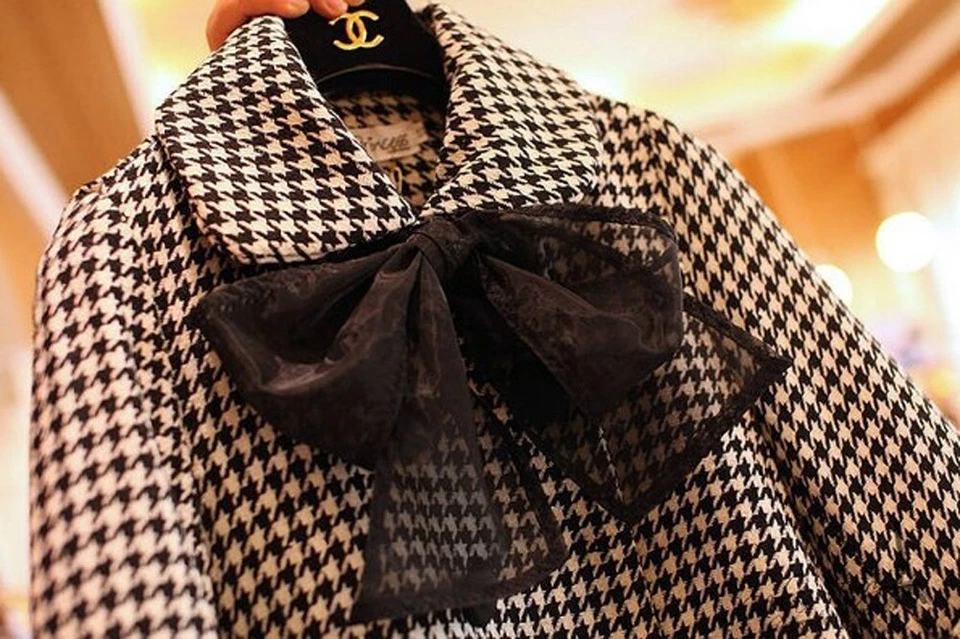 Made to order Custom HOUNDSTOOTH A line Jacket coat plus 1x-10x (SZ16-52)Y229 - Image 2 of 4