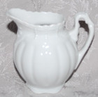 Haas & Cajzek Hand Made Fine Porcelain White Creamer/Small Pitcher Part of a Set — photo 3