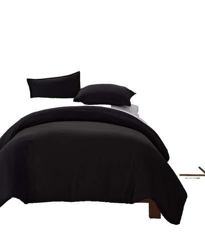 Lot De 3 Housses De Couette King Westport – Gris Uni – 100% Coton 1000 Fils – Neuf