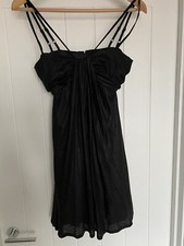 ALL SAINTS Little Black Dress With Shimmer To Fabric Size XS