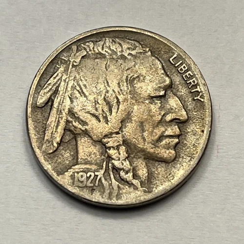 Super Nice 1927-S Buffalo Nickel High Grade Problem Free Lightly Circulated