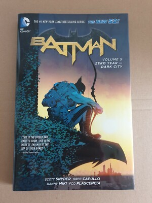 Batman New 52 Hardcover Volume 5 Zero Year Dark City  DC 