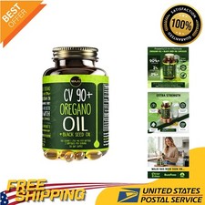 Maju's 90  Carvacrol Oregano  Black Seed Oil Capsules, 500mg per Serving