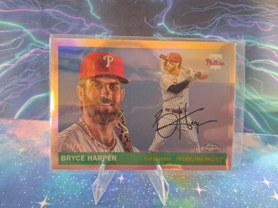 2025 Topps Chrome Platinum BRYCE HARPER #135 Rose Gold /75 PHILLIES