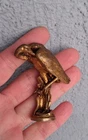 Antique Collectible Gilded Bronze Seal, with Monogram H=6.5cm