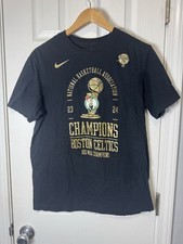 Boston Celtics 2024 NBA Champions Nike Official Locker Room T-Shirt Mens M