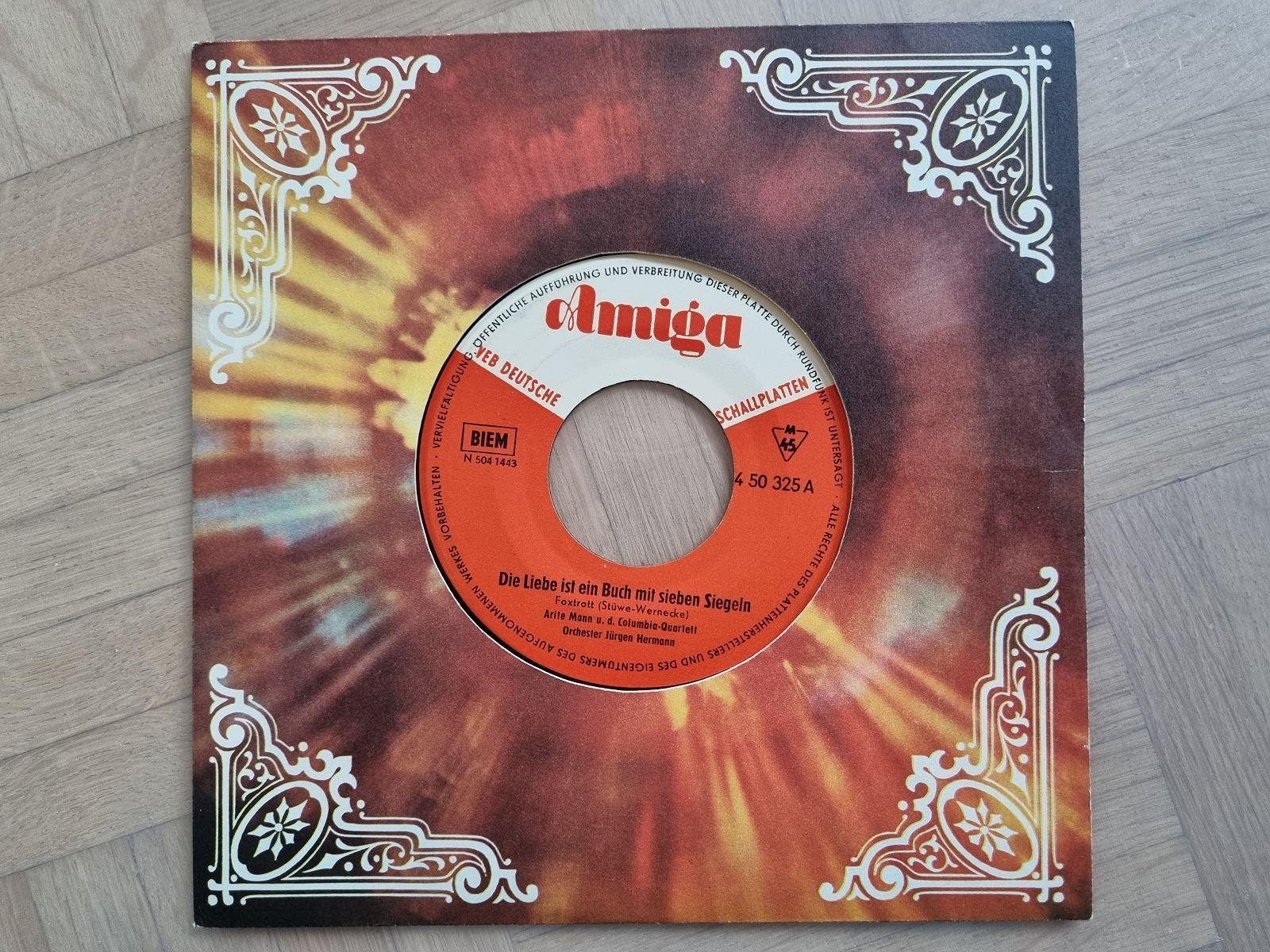 Arite Mann - Die Liebe ist ein Buch mit sieben Siegeln 7'' Vinyl Amiga