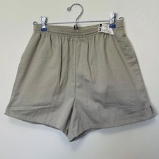 Taupe Deadstock Vintage 70s High Waist Short Shorts with Pockets NWT