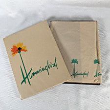 Pr of 2 Vintage Boxed Hummingbird  Non Branded Nylon Stockings Size 11 Tall