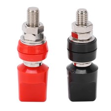M8 Remote Battery Terminals, 2PCS 100A Battery Post Terminals with 4mm Plug f...