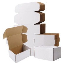 50 PCS 6x4x3" Corrugated Shipping Mailer Packing Box Paper Boxes Carton