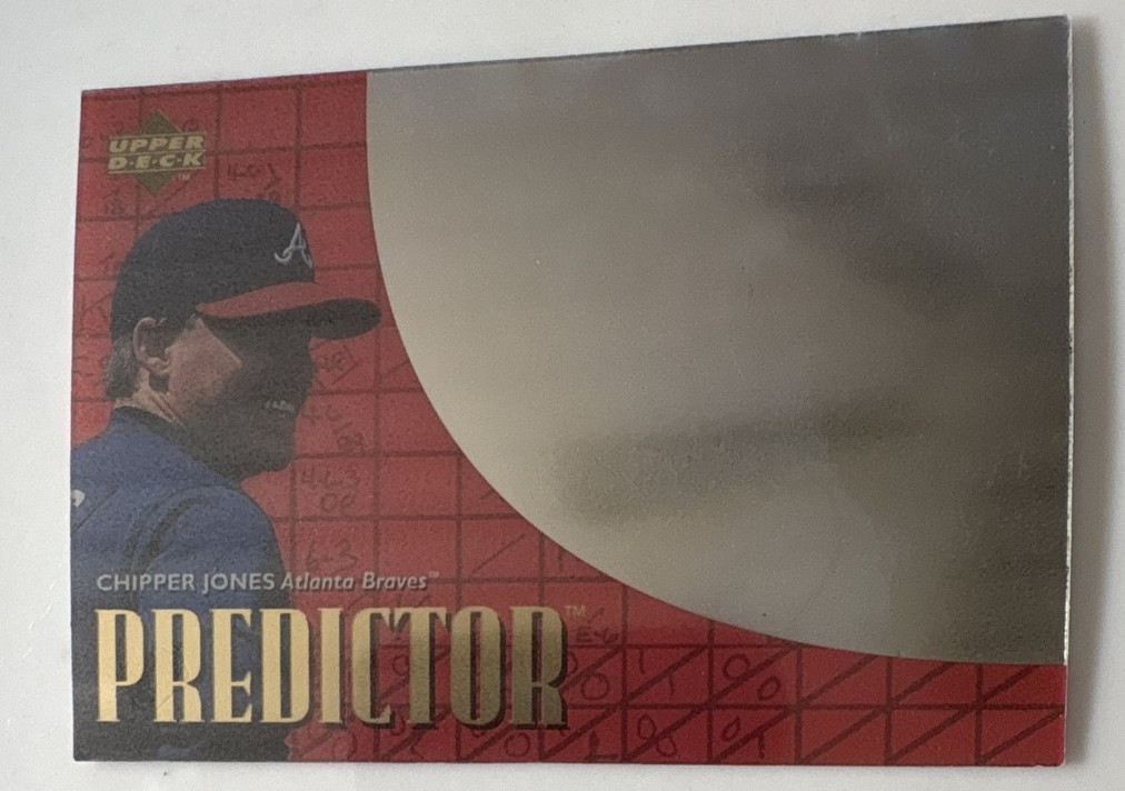 1997 Upper Deck Predictors Chipper Jones #P2 Prize Card Atlanta Braves HOF