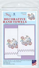 Jack Dempsey Stamped Decorative Hand Towels 17"X28"-2 Birds