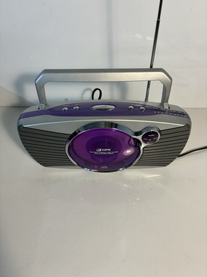 Rare Vintage 2000s GPX C961 CIT CD Player AM/FM Radio (purple