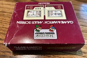 Mario Bros. Game & Watch MW-56 - 1983 Nintendo - Tested Working - Great Cond.