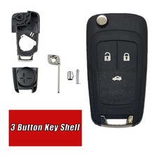 3Button Replacement Car Key Shell Cover For Buick For Chevrolet Camaro SS Malibu