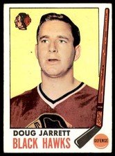1969-70 Topps #67 DOUG JARRETT  Chicago Blackhawks  EX