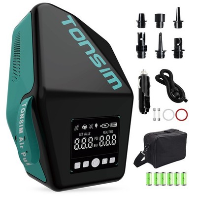 Paddle Board Pump 20 PSI, Rechargeable SUP Pump with 4 Modes, Dual-Stage Infl...