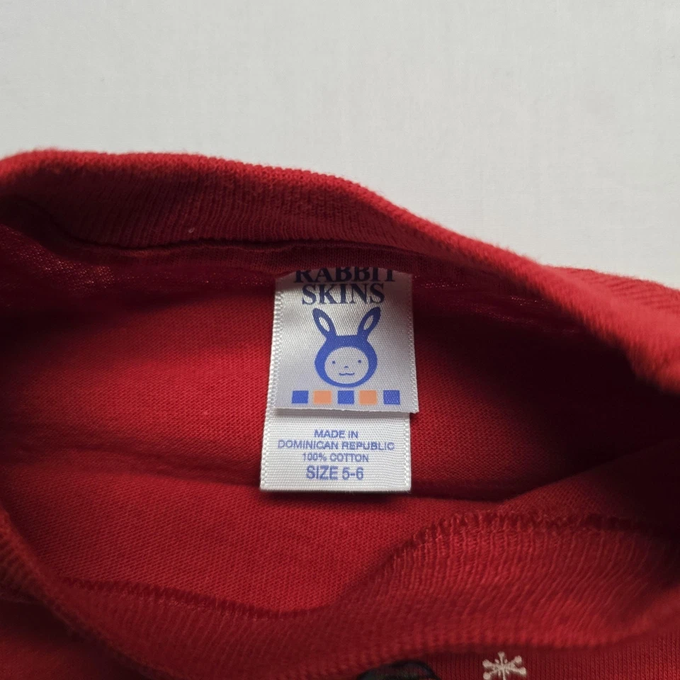 Camisa Vintage Evergreen Colorado Niños 4T 5-6 Rojo Naturaleza Alce Camiseta Y2K 00s Foto 4 de 4