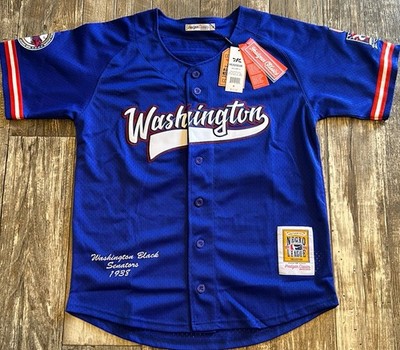 Headgear Classics 1938 Washington Black Senators #22 Mesh Baseball