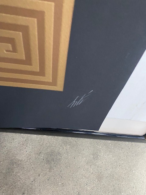 Erte Romain De Tirtoff (Russian French 1892-1990) Original Print Venus Damaged