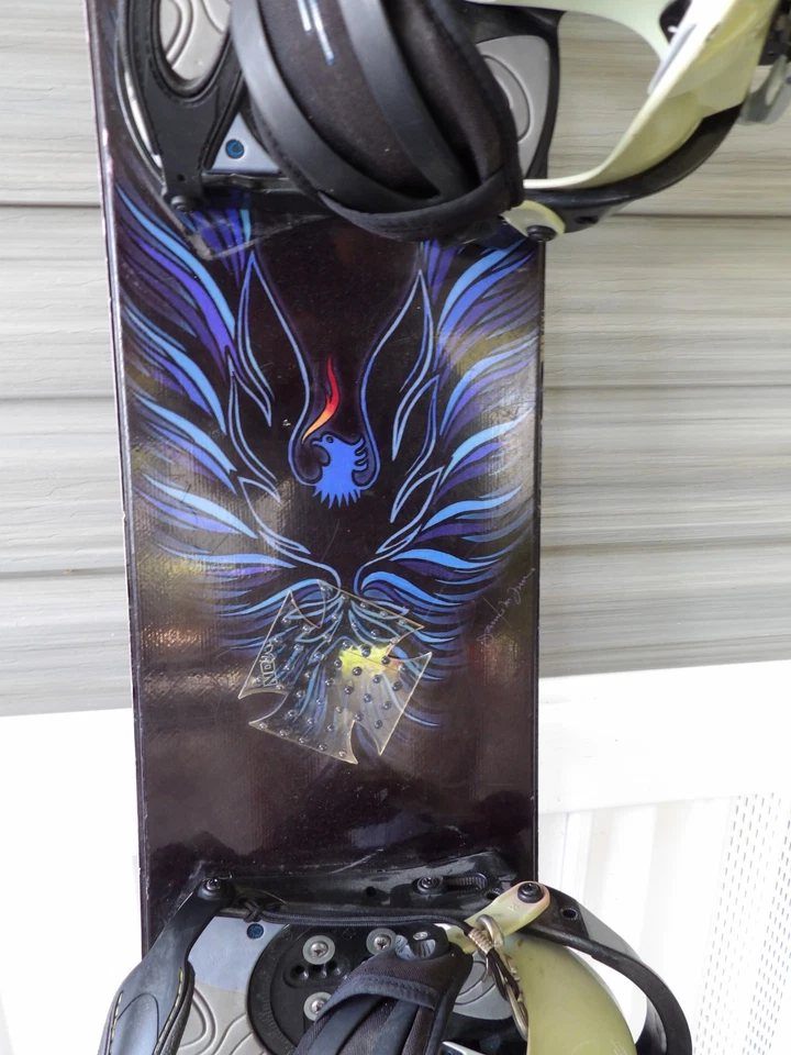 VINTAGE LIB TECH SNOWBOARD TECHNOLOGIES CUSTOM BINDINGS - Image 3 of 4