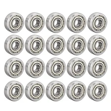 20pcs 604ZZ Deep Groove Ball Bearings Double Shield High Carbon Steel Z1