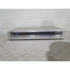 JVC T-X30L Quartz Synthesizer Stereo Tuner Silber FM/MW/LW LCD Display Tragbar