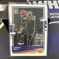 Panini 2020-21 Donruss Optic LeBron James #13 Lakers Basketball Card
