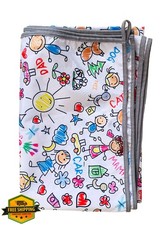 Yorni High Chair Splat Mat Family 57x59 Inch