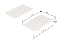 Bosch 1 987 432 278 Filter, Innenraumluft FüR Hyundai