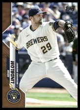 2020 Topps Update #U-41 Josh Lindblom Gold #/2020